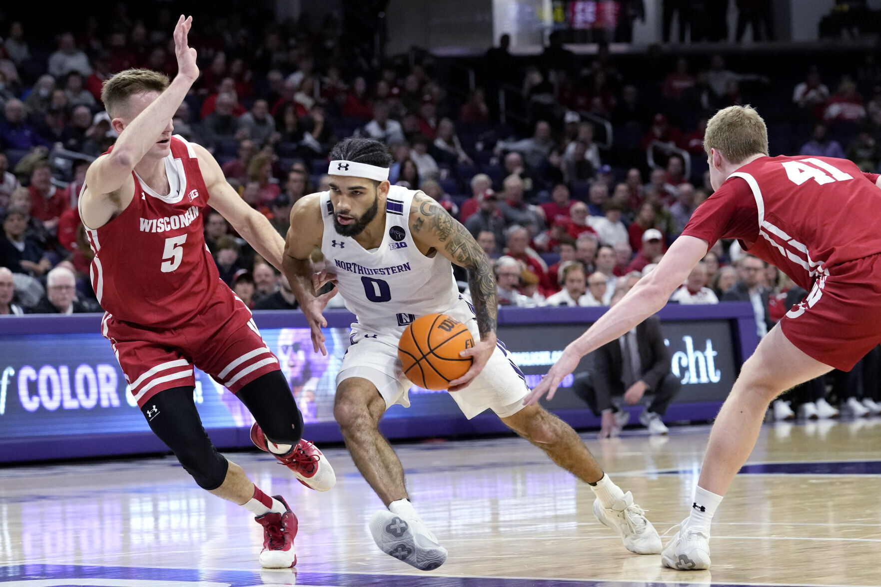 Wisconsin Northwestern Basketball